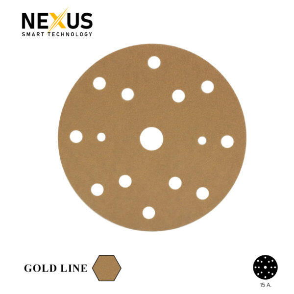 08-1040 DISCO LIJA NEXUS GOLD LINE 150 MM.